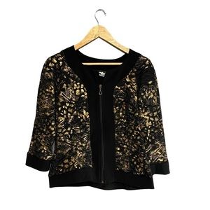 ARTEX FASHIONS | Vintage Gold and Black Puff Style Fashion Sweater​​